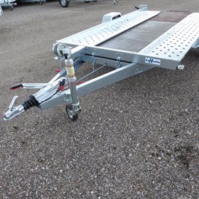 Wenus 1300 autotrailer med hel bund